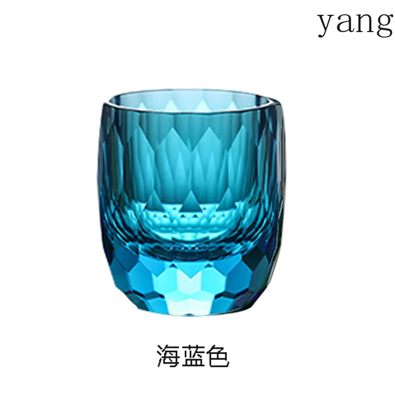 Edo cut star cup high-end handmade lead-free K9 crystal cup whiskey foreign wine cup high-end gift