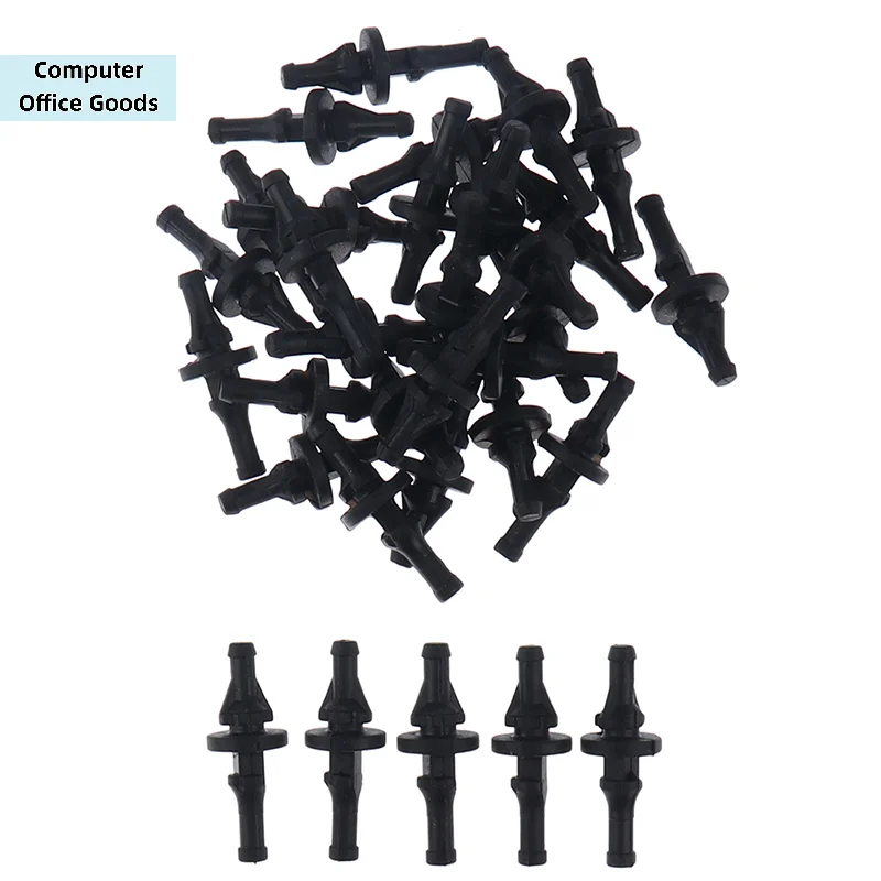 【32Pcs Rubber Anti Vibration Mount Screw Pin Rivet For PC Case Fan Noise Reduction】