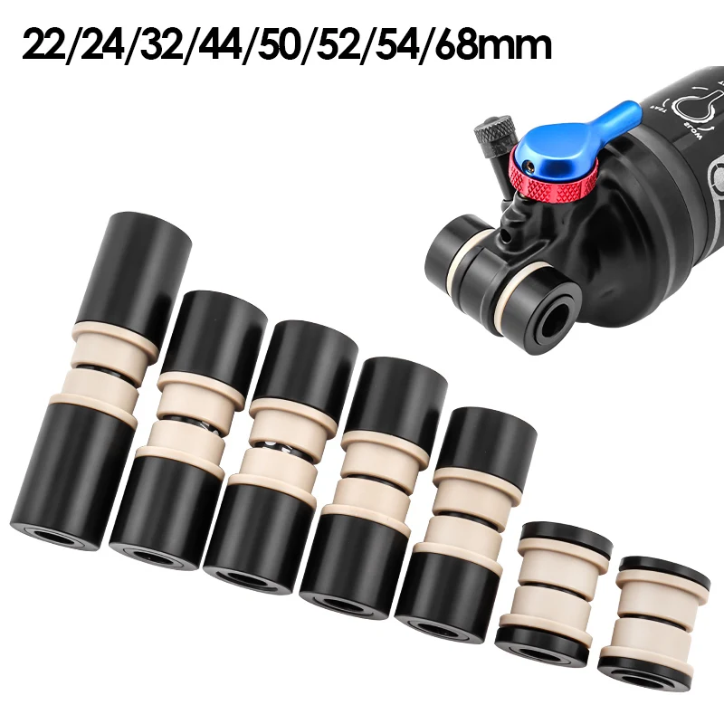 Bike Rear Shock Bushing Shim 22/24/32/44/50/52/54/68mm Aluminum Alloy Bicycle Shock Absorber Adapter DU Inflection Point