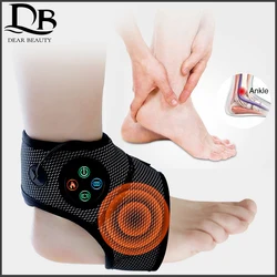 Multifunctional Ankle Brace Relaxation Treatments Massager Compression Vibration Hot Compress Relieve Muscle Fatigue Pain