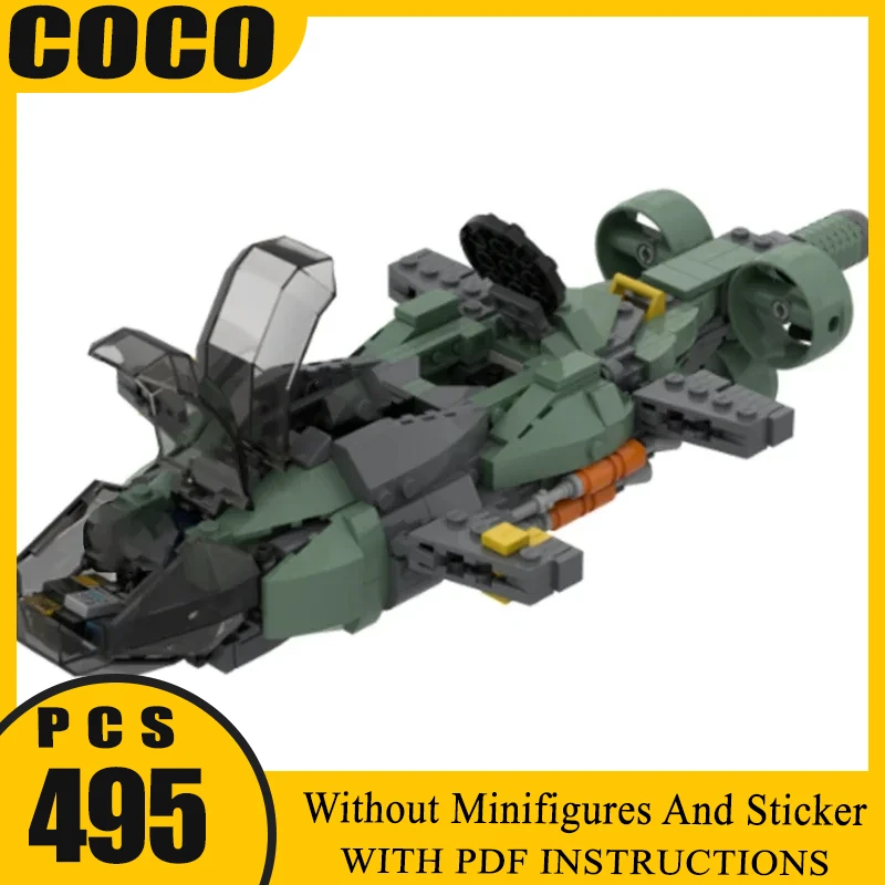 Moc Building Bricks Military The Mako Submarine Model Technology Modular Blocks Construstion Toy DIY Set Assembly Gift