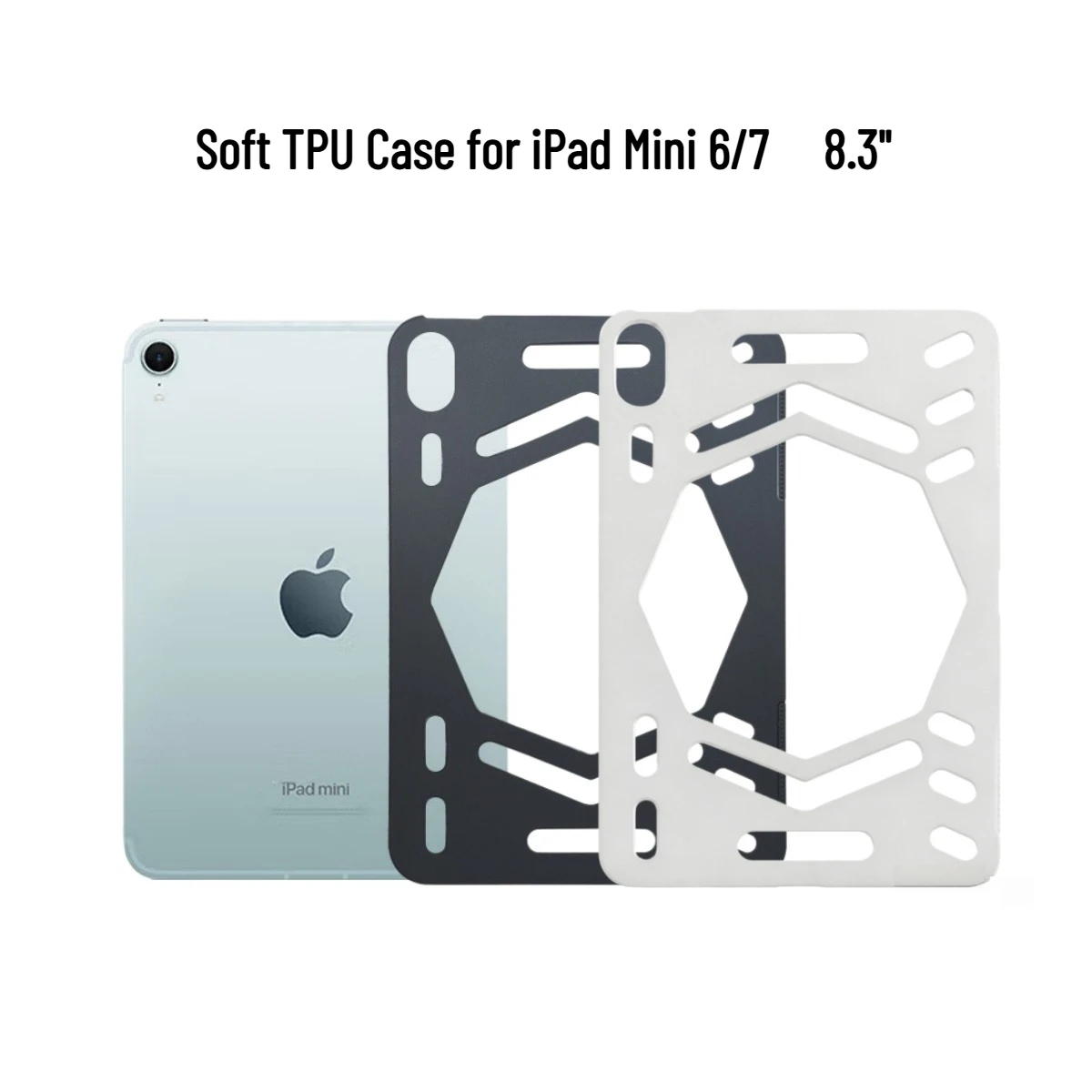 For iPad Mini 7 / Mini 6 Case 8.3 inch TPU Hollow Cooling Gaming Tablet Cover Soft Heat Dissipation Protective Shell