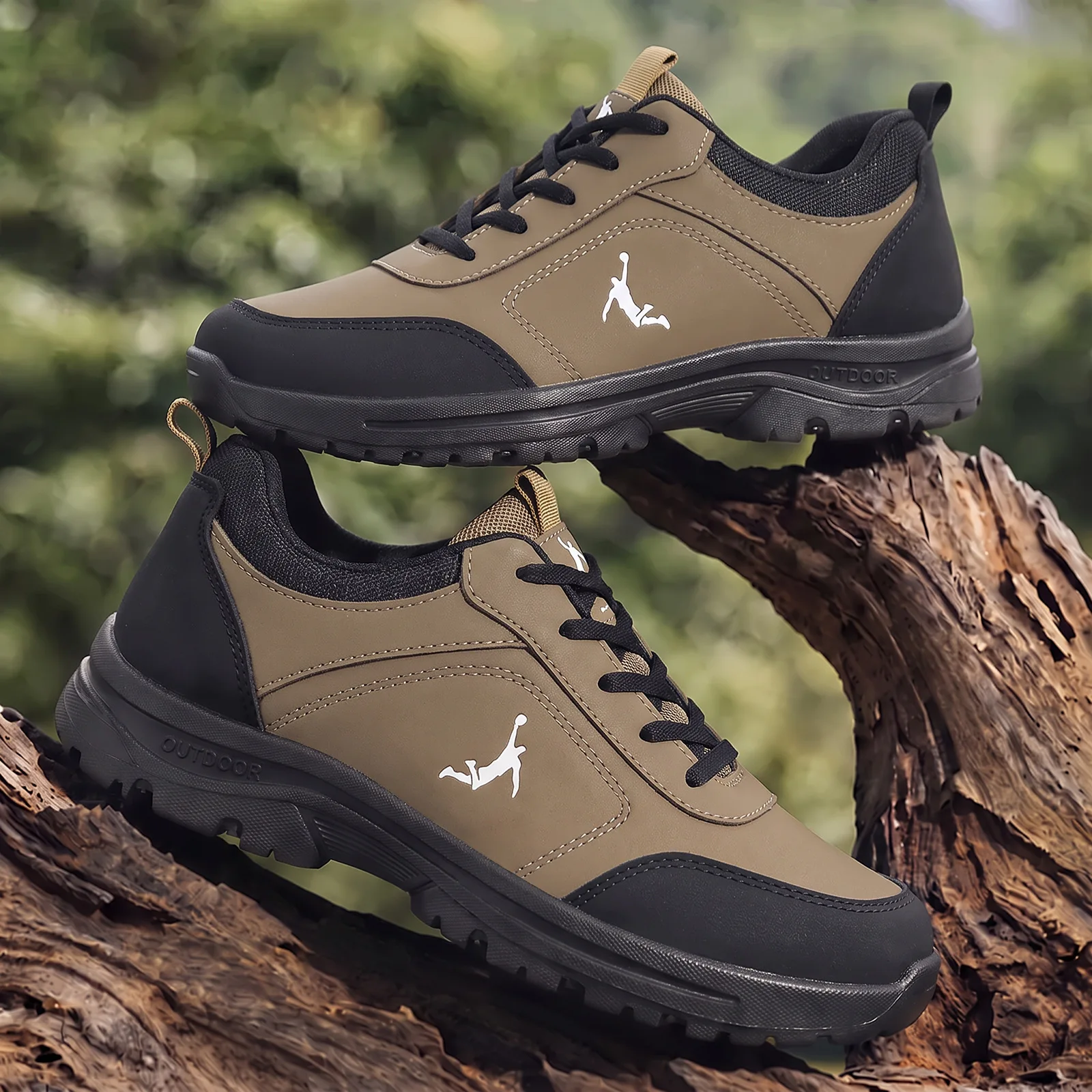 Autumn Sports Shoes New Men's Shoes Thick Sole Comfortable Basketball Shoes Outdoor Casual Single Shoes Soft Sole Versatile