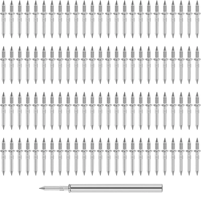 Seamless Double Head Nails Skirting Board Set with Double Heads Seamless Fixing with Hand Sleeve Tool for Baseboards