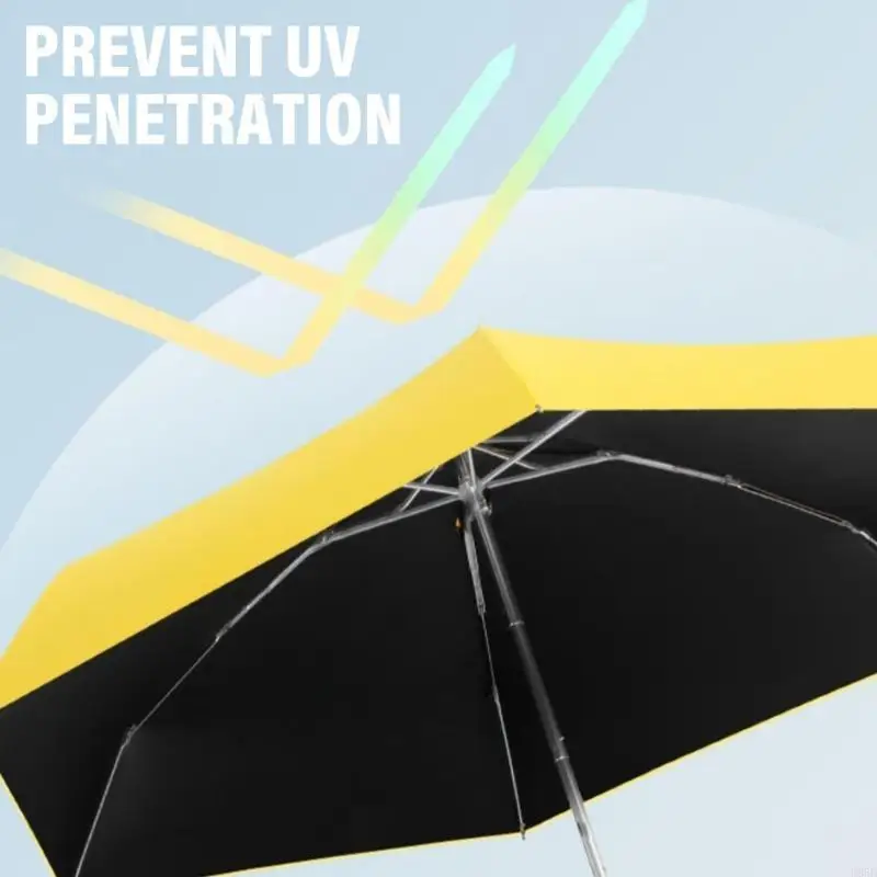 

Travel Friendly Umbrell Folding Umbrella With Double Sun And Rain Protections, Essential For Enthusiasts Everyone B95B
