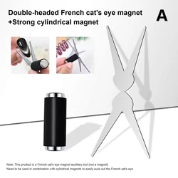 1/2/10PCS Magnets False Tips Edge Cutters Tip Magnet Manicure Tool for Acrylic Nails Professional Nail Art Clipper Magnet Board