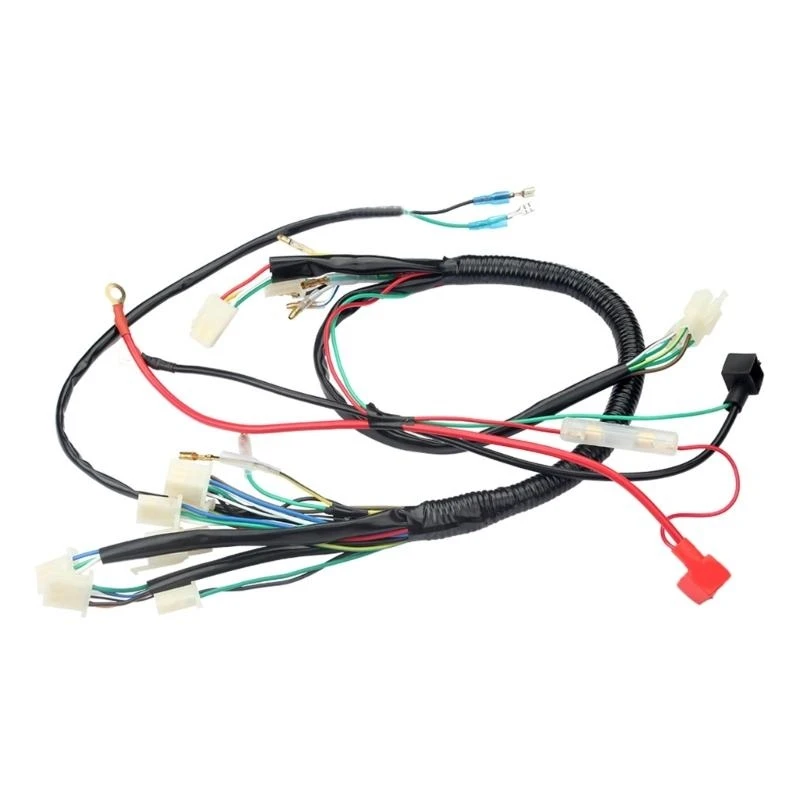 U1JF Full Complete Electrics Wiring Harness CDI Stators 6 Coils For Motorbike ATV 50cc 70cc 90cc 110cc 125cc