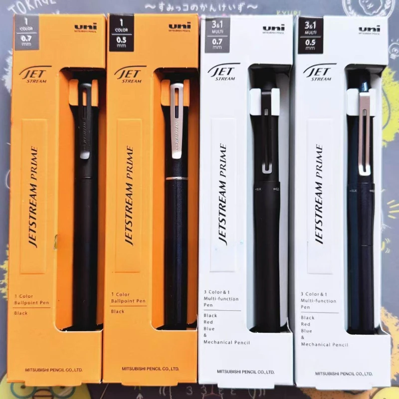 Original Uni  MSXE4550 Rollerball Pen Mitsubishi JetStream Monochrome SXK-3500-05 0.5mm Ballpoint Ball Pens Imported From Japan,
