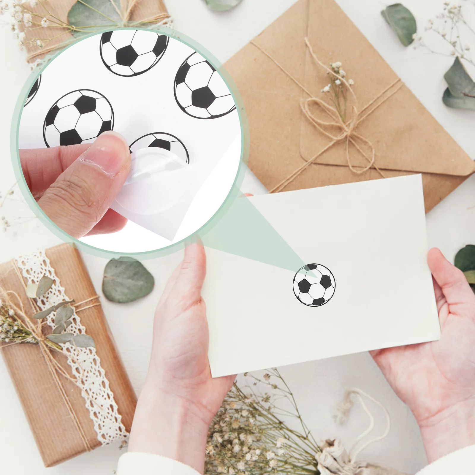 

120Pcs Football Stickers Sports Ball Theme Self-Adhesive Decals for Party Scrapbooking Decoration DIY Wall Window Glass DIY