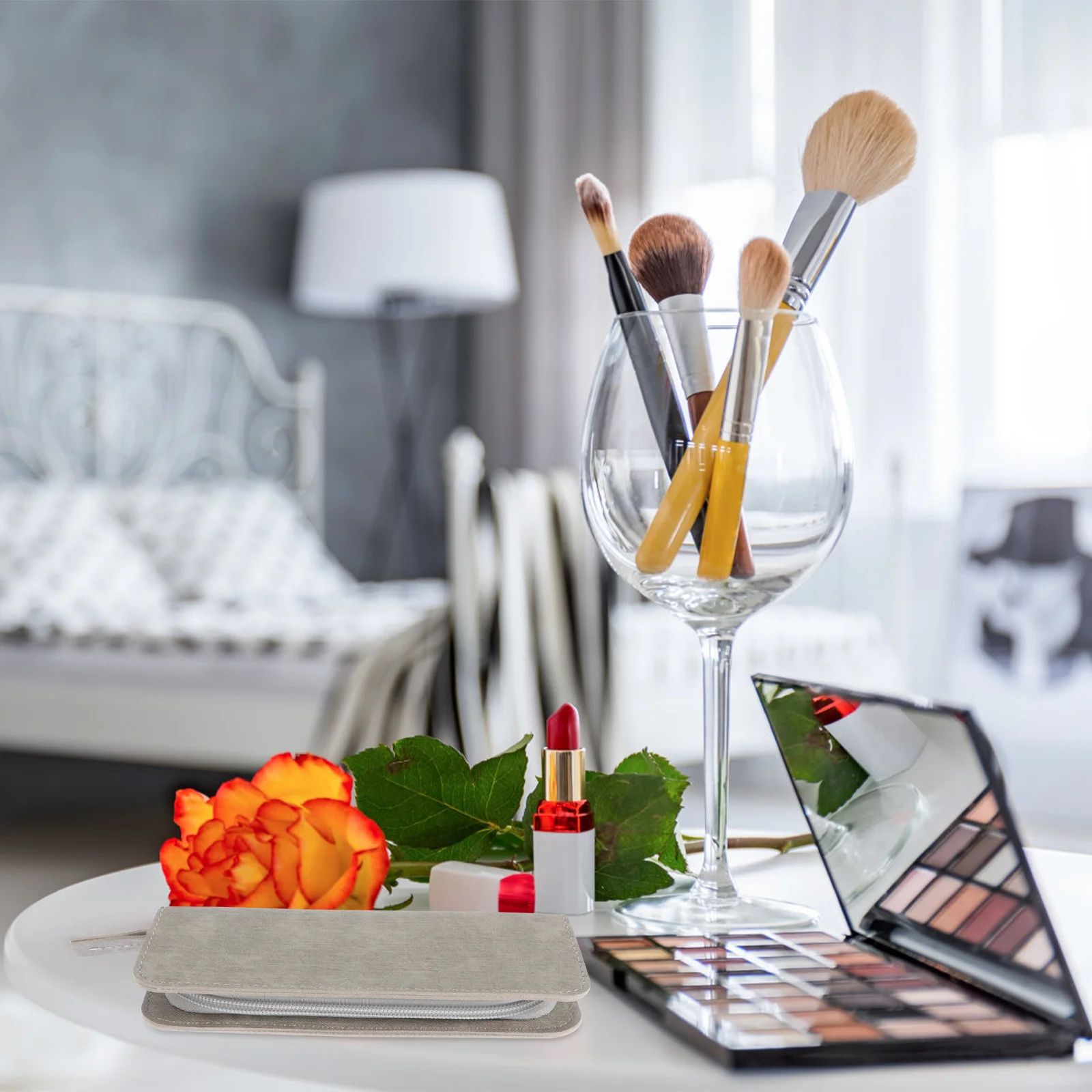 صندوق تخزين أدوات المكياج، علبة ملقط الرموش المحمولة، مقاومة للغبار، متينة للسفر، أدوات تمديد الرموش، ملاقط منظمة #6