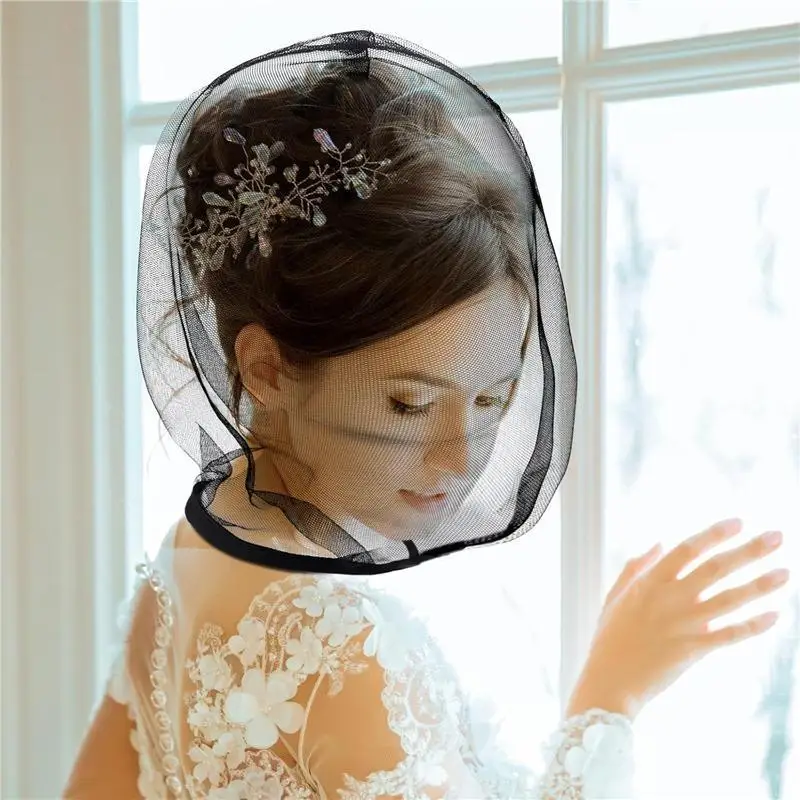 1PC Short To Be Veil Single Party Face Cover Mesh Headscarf Bridal Face Mask Veil For Bachelorette Wedding Photo Props
