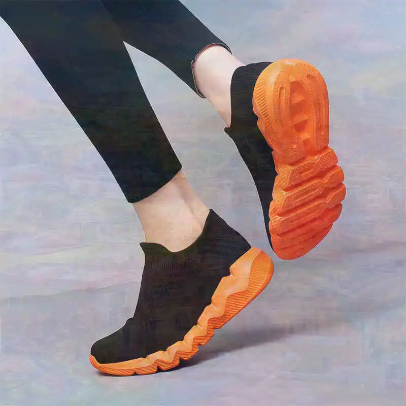 

Flat Shoes Women Brown Boots Women Comfortable Women's Sneakers Sport Sabot Obuv Exerciser Technologies Luxery Caregiver