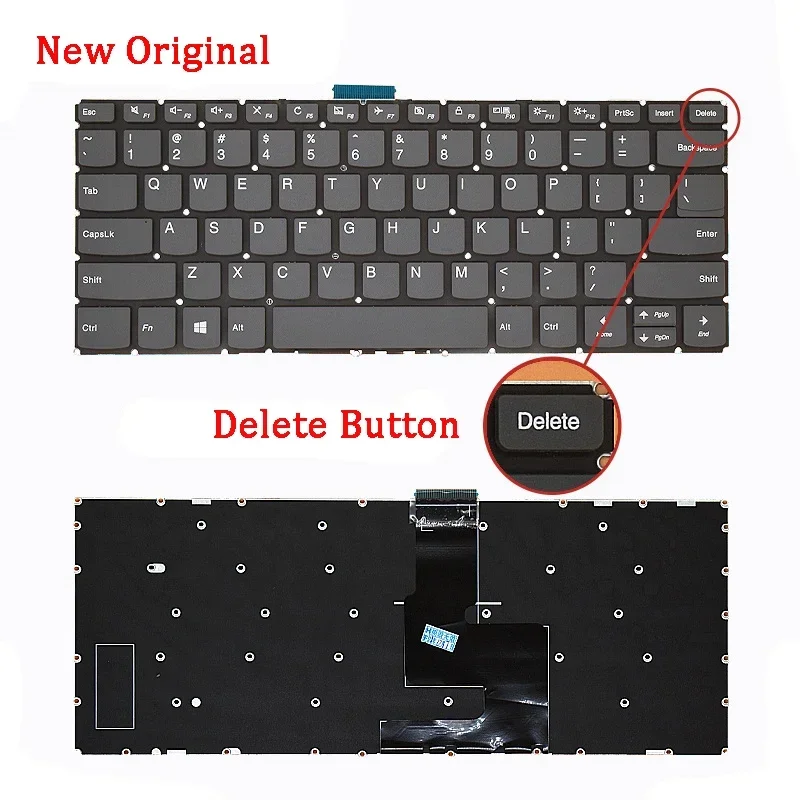 New genuine laptop rreplacement keyboard compatible for Lenovo E43-80 320s-15ikk V330-14ISK V330-ARR V130-14IKB 130-14igm