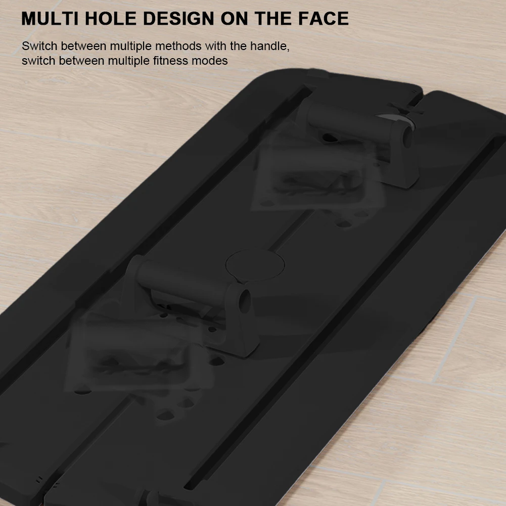 Multifunctional Fitness Board Exercise Ski Machine Non Slip Abdominal Board with Phone Holder Push Up Board for Home Gym