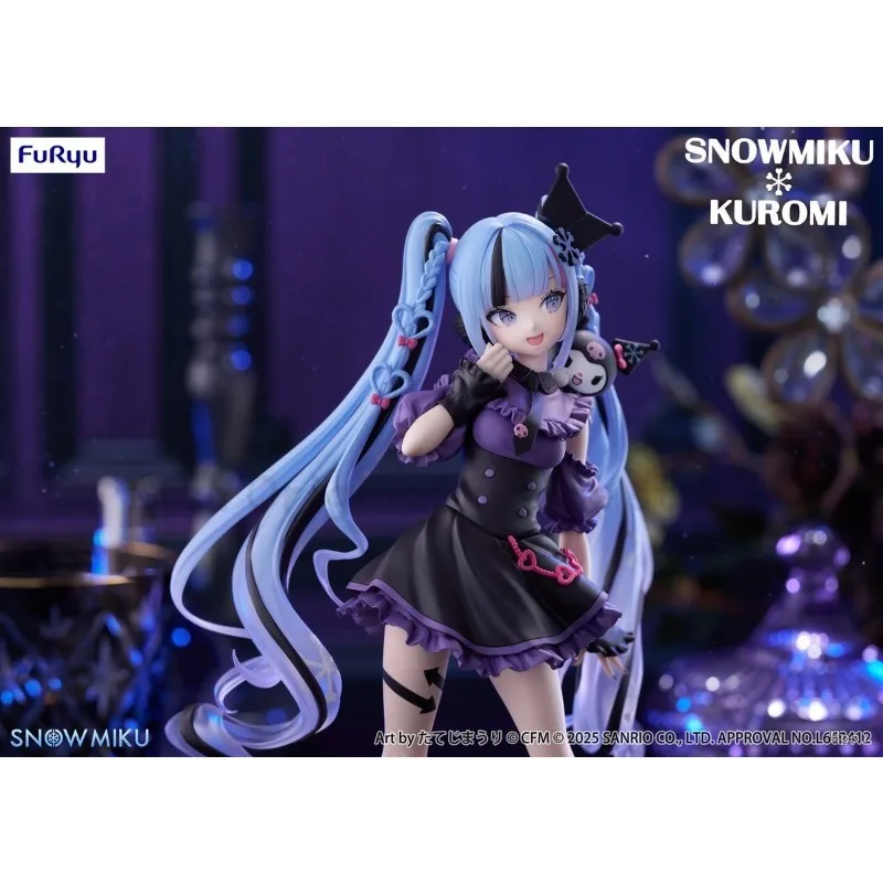 【pre-vente】-original-furyu-trio-try-it-snow-miku-x-kuromi-hatsune-miku-anime-figure-modele-jouet