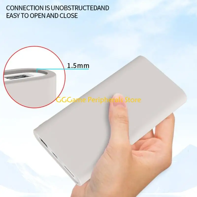 

U55B Felxible Silicone Protective Case For 100W Mobile Power Adapter Protector Skin