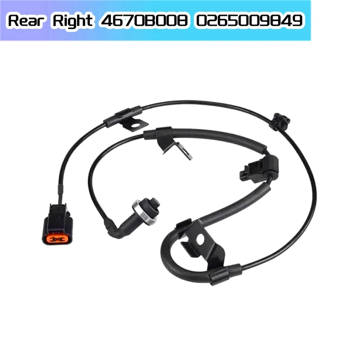 リア右 ABS 車輪速度センサー 4670B008 0265009849   三菱パジェロモンテロスポーツストラーダトリトン L200 2.4L—L49A