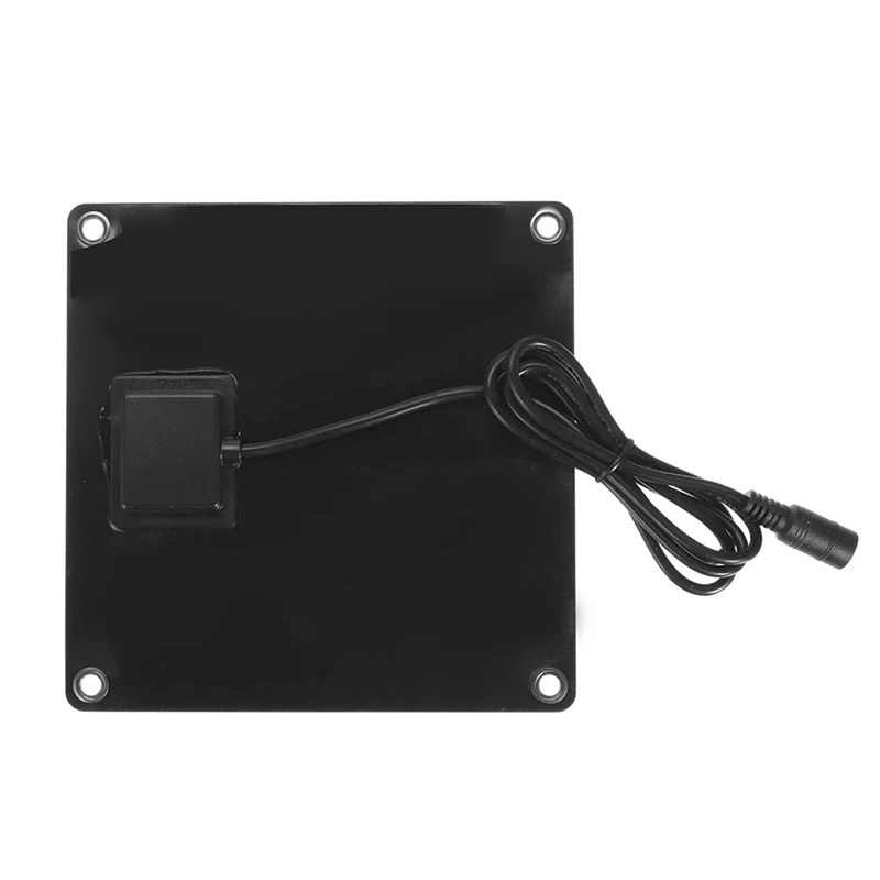 Solar Panel Exhaust Fan Air Extractor Mini Ventilator Solar Panel Powered Fan 3W 12V For Dog Chicken House Greenhouse