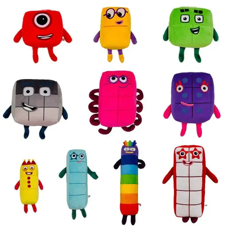 New Unique Shape Kawaii Plush Doll Toy Educational Cartoon Peripherals Children\'s Cognition Toys Kids Christmas Birthday Gifts