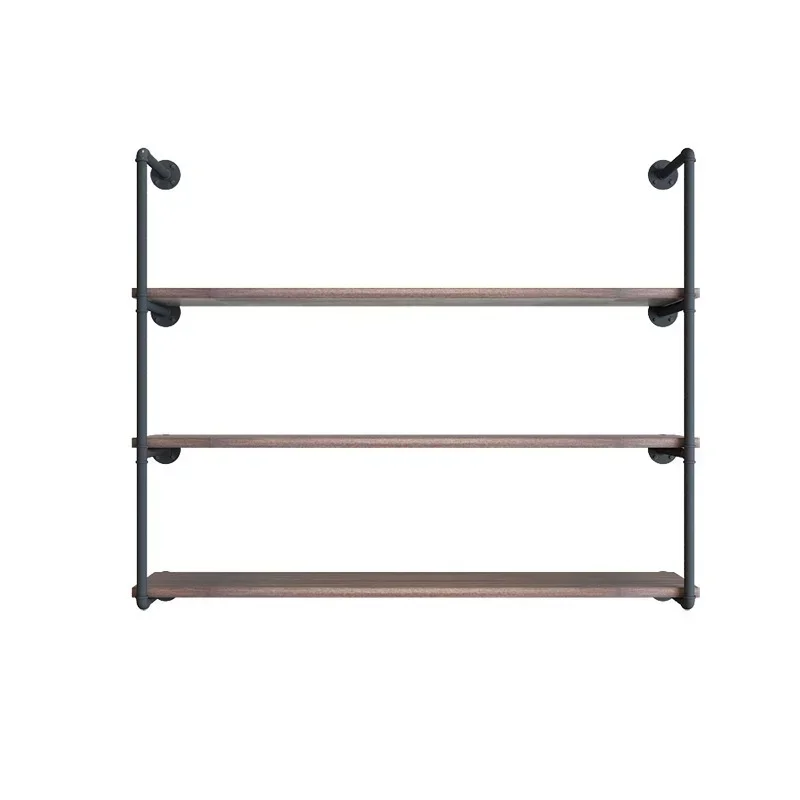 Iron Wall Hanging Bookshelf – Retro Industrial Multi-Layer Storage Shelves,Home Wall Storage System, Bedroom Organizers