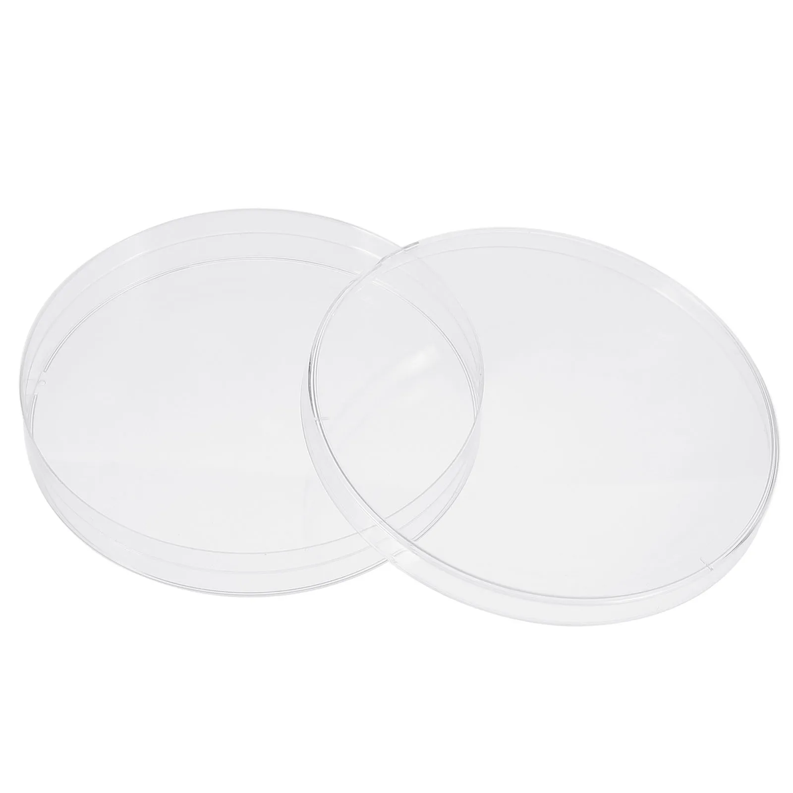 50 Pcs Cell Culture Dish Petri for Kids' Science Experiments Transparent Dishes Laboratory Plastic