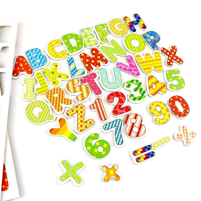 41PCS/LOT Letters numbers math soft magnet white blackboard magnet Kindergarten supplies Teach your own Math toys English learn