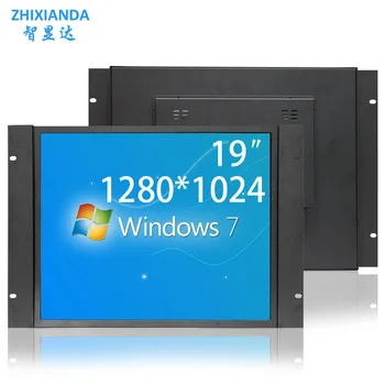 ZHIXIANDA 19 inch 1280*1024 TFT LCD screen industrial open frame monitor capacitive touch wall mount display HDMI DVI VGA USB