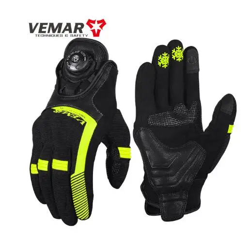 Vemar Gloves Motorcycle Guantes Protective Enduro Touch Screen Accessories Glove Motorcyclist Motorbike Luvas For Men