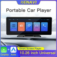 Portable Car MP5 Player Smart Stereo Radio Carplay Android Auto 10.26Inch Touch Screen Bluetooth FM Universal Multimedia Monitor