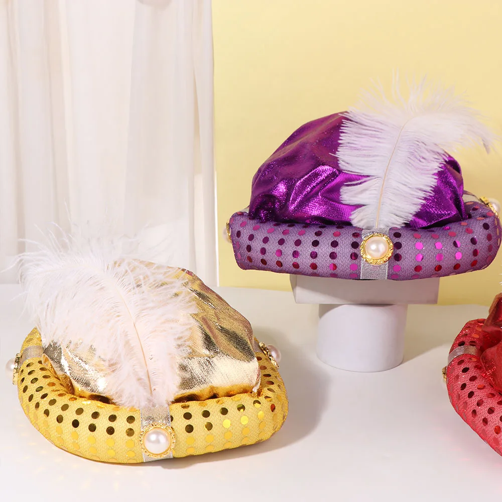 Turbantes Indios, Gorros, Accesorios de Disfraces, Sombreros de Sultán, Accesorios para Espectáculos, Turbantes Árabes para Adultos y Niños, Disfraces de Carnaval