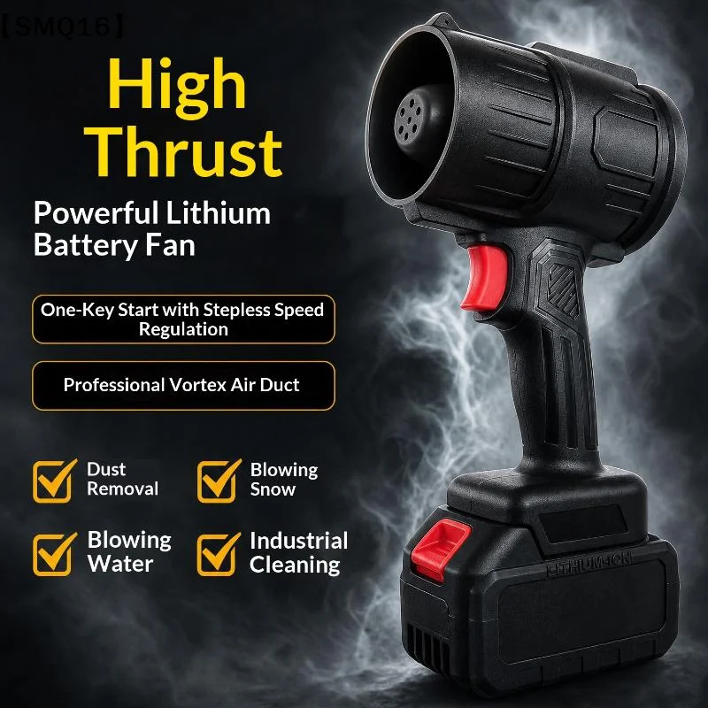 Powerful Air Blower Turbo Fan with Thrust 550g to Cleaning Fallen Leaves, Snow and Sand Requires【SMQ】