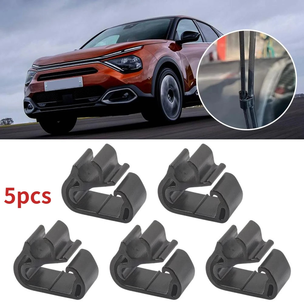 

5PCS Wiper Arm Spray Pipe Buckle Clip For Peugeot 3008 (P84) 5008 (P87) 408x For Citroen C5 Aircross C5x Car Wiper Accessories