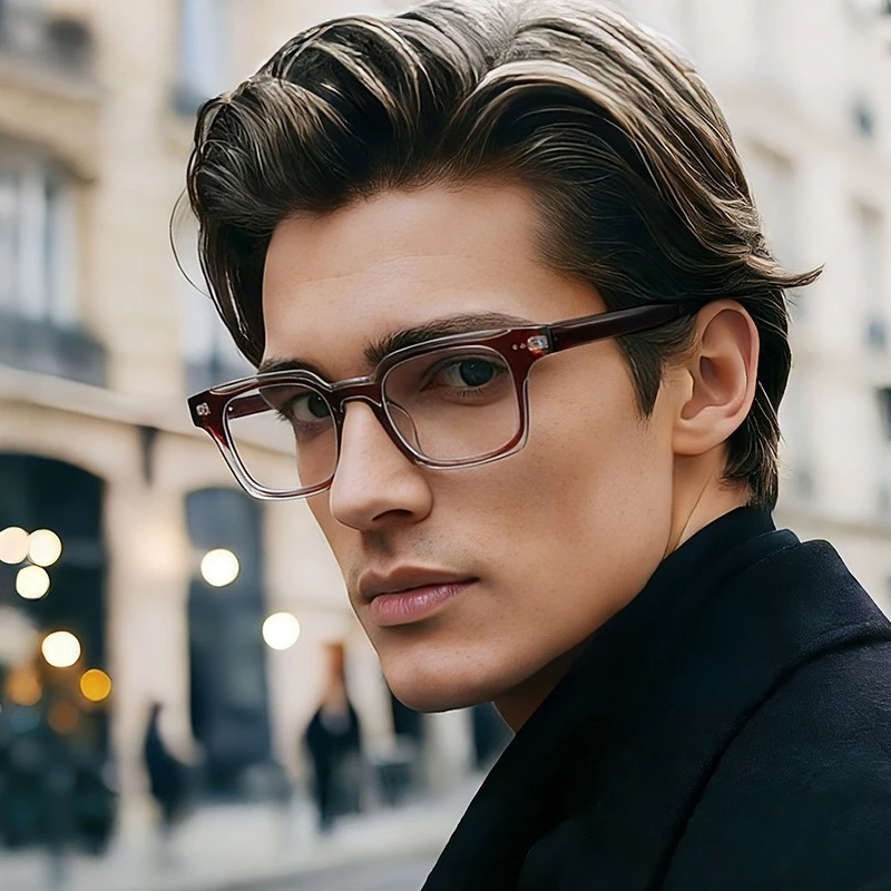 

FOCUL Personalized Design Square Glasses Progressive Photochromic Myopia Eyeglasses Customization Prescription Optical Eyewear