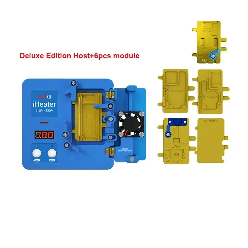 JC iHeater ترموستات لوحة التدفئة محطة ديسولديرينغ آيفون 112.12 ماكس 13 14 15 16 برو IC الوجه ID أندرويد الإطار منفصل