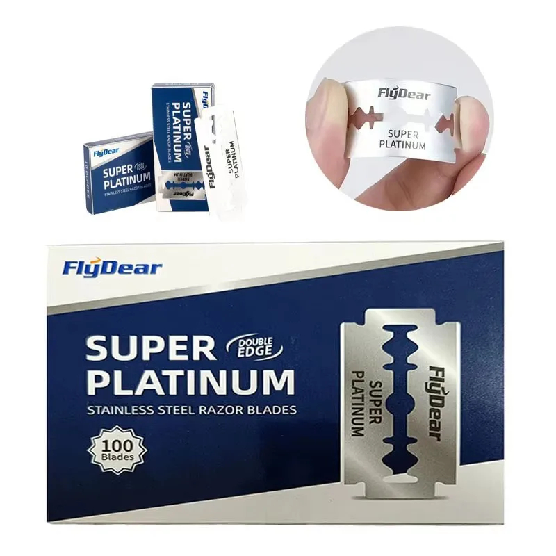 

Лезвия для бритвы с двойным лезвием, 10/50/100 штук, мужская бритва для бритья, профессиональная бритва для бороды, триммер для бороды
