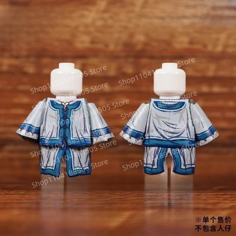 MOC Lalka innej firmy Miękka folia Klocki do budowy Akcesoria dla lalek Ubrania Cesarz Minister Oficjalny płaszcz Łączenie Zabawka montażowa Prezent