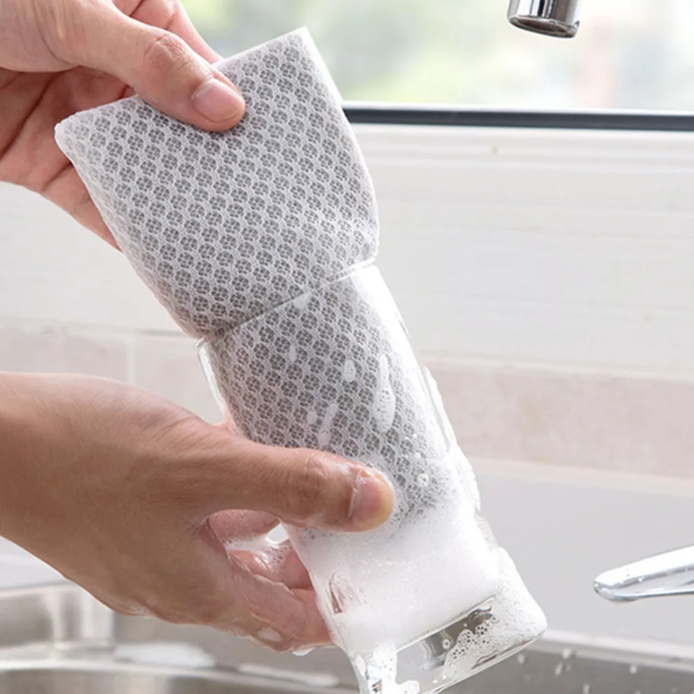 

Набор из 10 многофункциональных губок для кухни: многоразовые, с сильным впитыванием, удобные для отжима, для мытья посуды