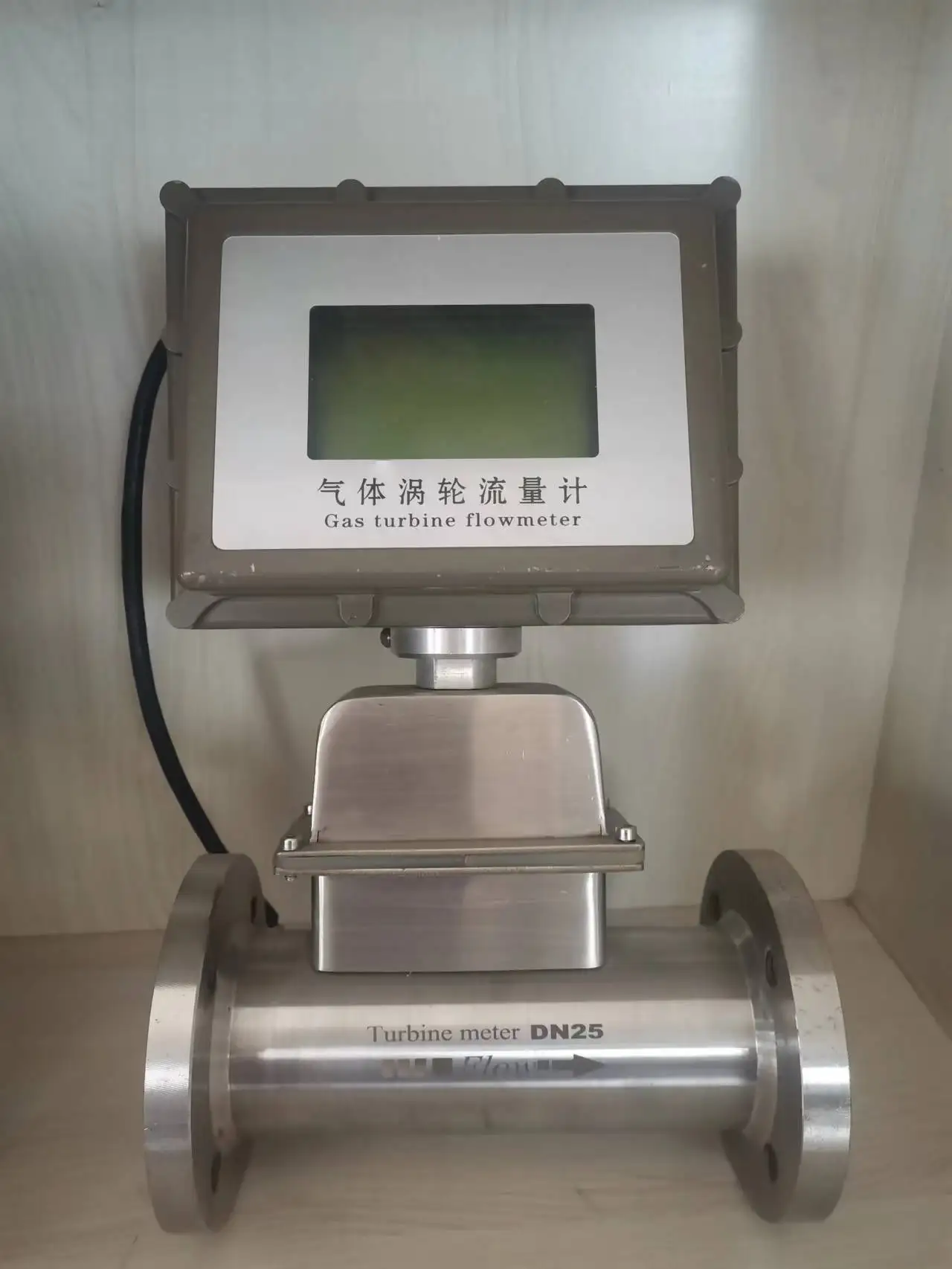 High-precision Supply Oem Odm Reliable LCD Display Stainless Steel Turbine Flow Meter for High Pressure Detection