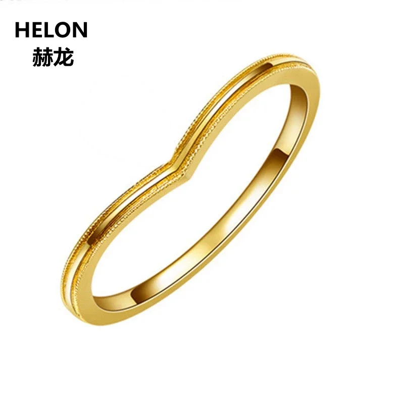 

Solid 10k Yellow Gold Engagement Ring for Women Anniversary Wedding Band Trendy Party Fine Jewelry Birthday Valentine's Day Gift