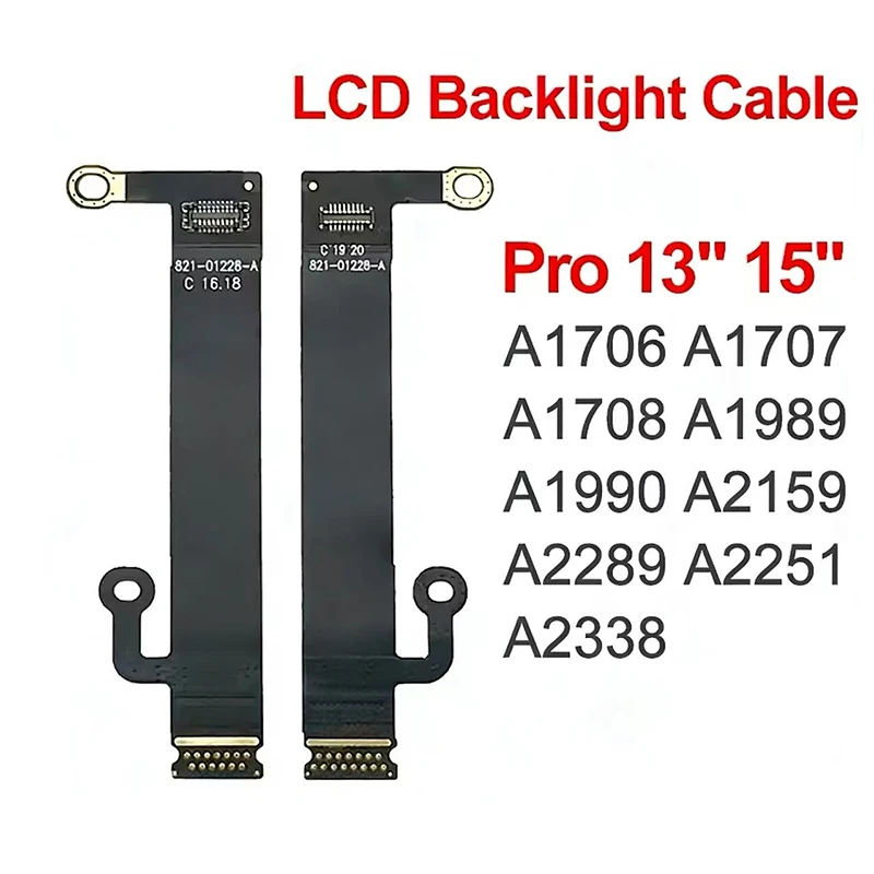 

Новый для Macbook Pro 13 "15" A1706 A1707 A1708 A1990 A2251 A2289 A2338 Набор кабелей для подсветки передней камеры ЖК-дисплея 821-01228-A