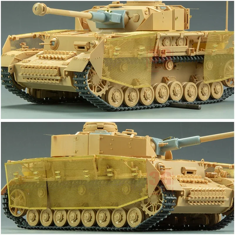 Ryefield model RFM assembling tank model kit RM-5033 Panzer IV J late model/artillery observation car 2 in1 1/35 Scale