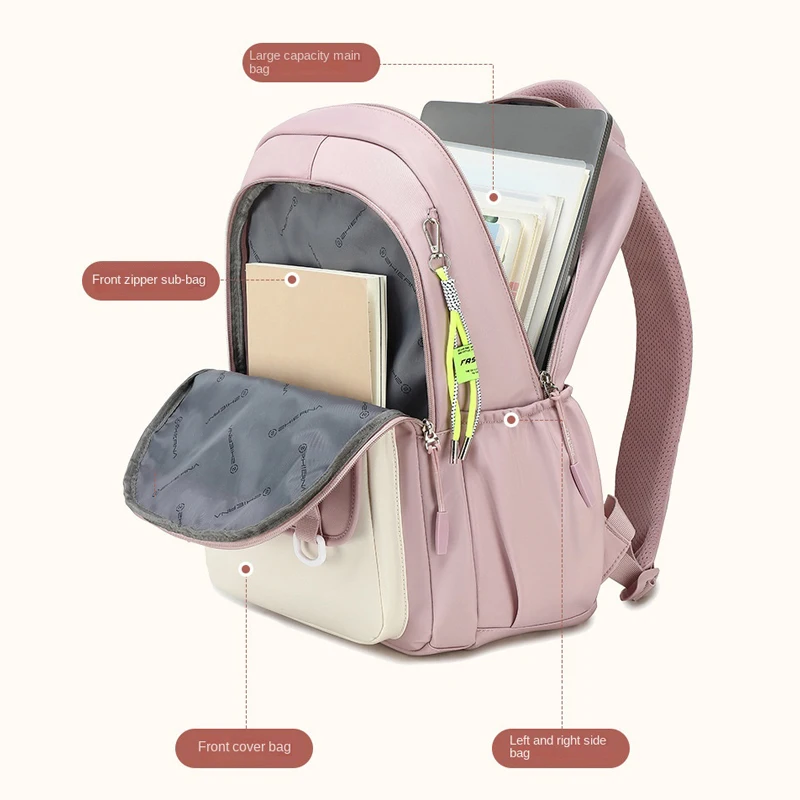 School bag For Teenagers Girls Children Students Backpack Kawaii Waterproof Schoolbag Large Capacity Travel Backpack Book Bag