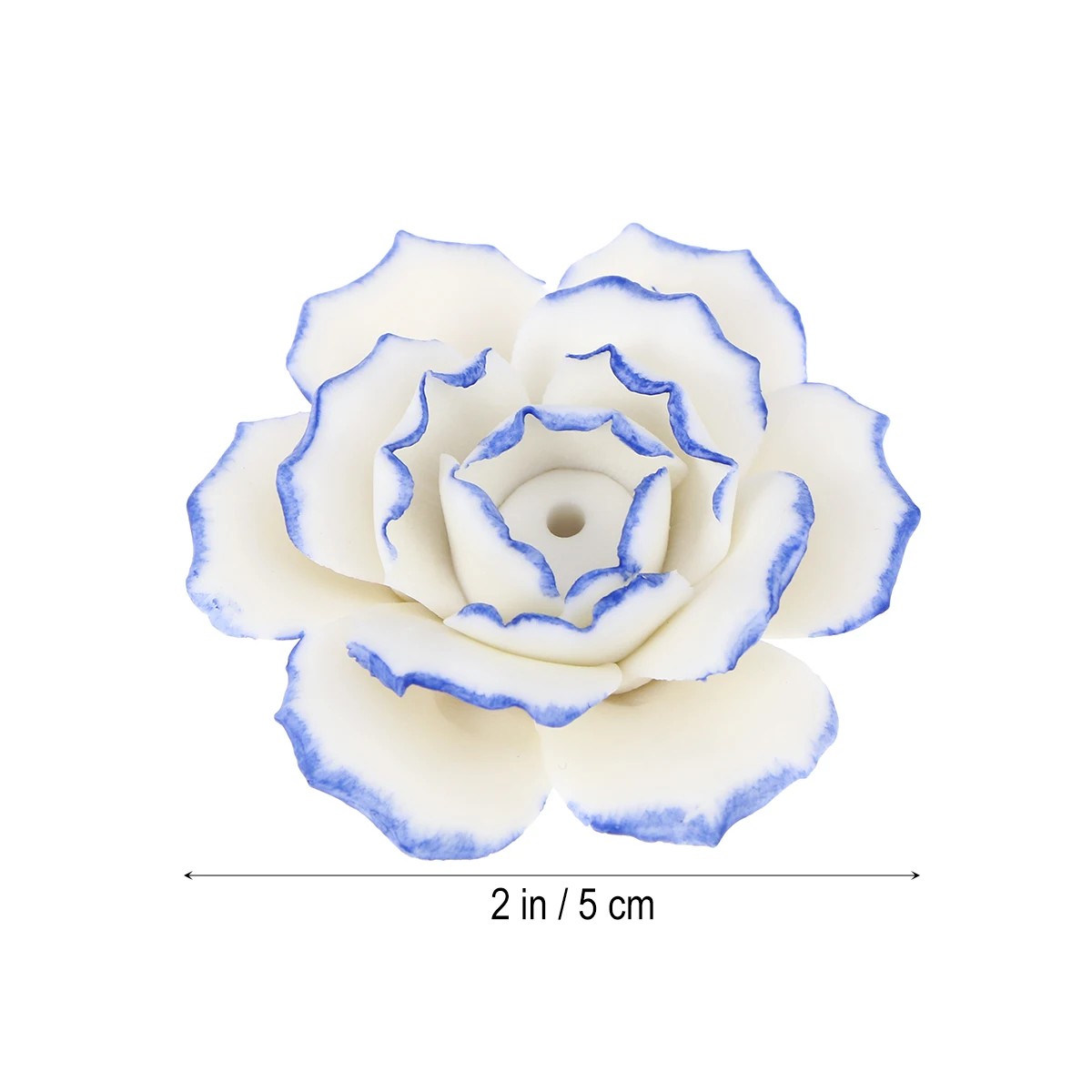 

1Pcs Handmade Ceramic Flower Wall Hanging Decor High Temperature Firing Never Fade Shiny Surface Perfect for Bedroom Living Room