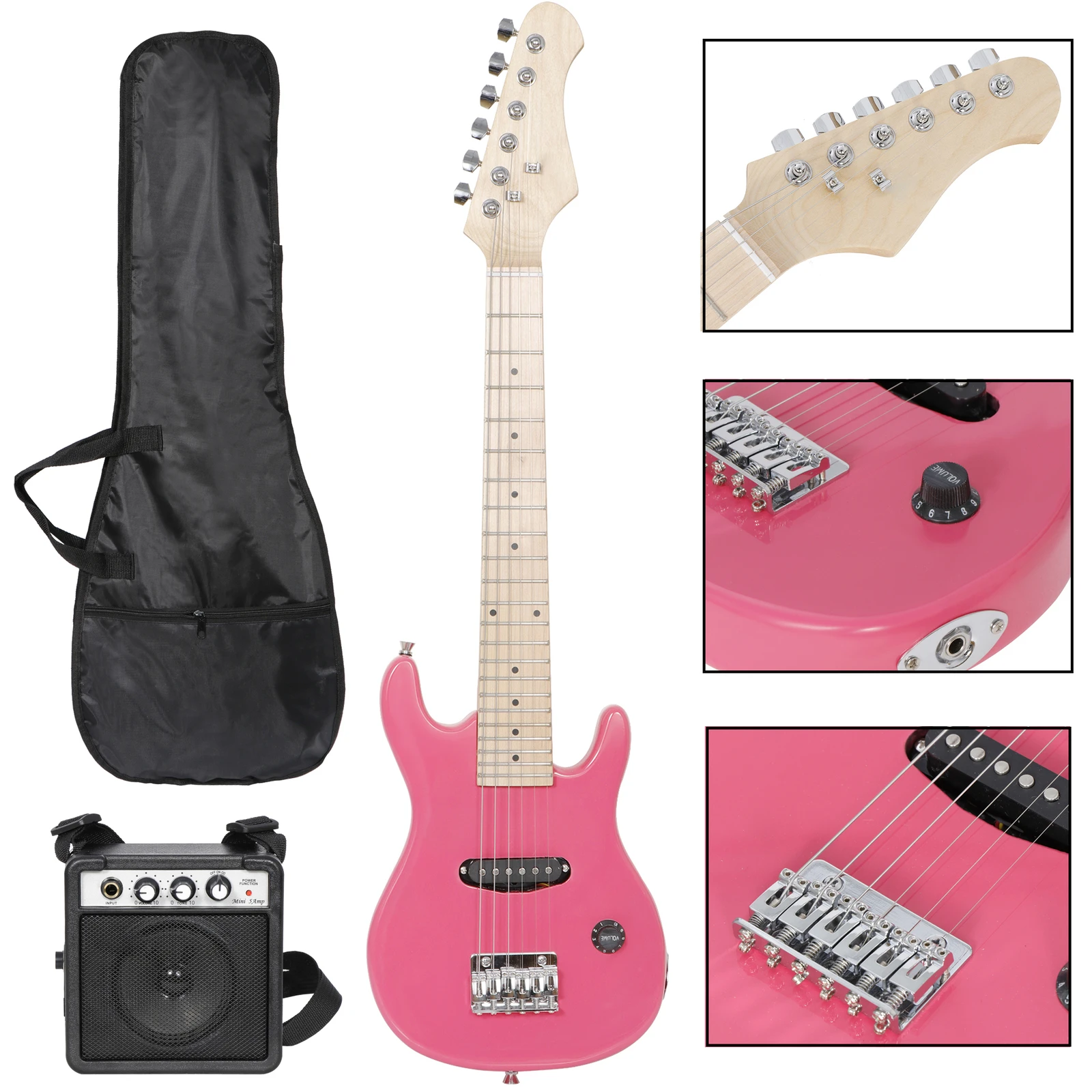 

30'' children's Practice electric Guitar 6 String kids Musical Instruments toys