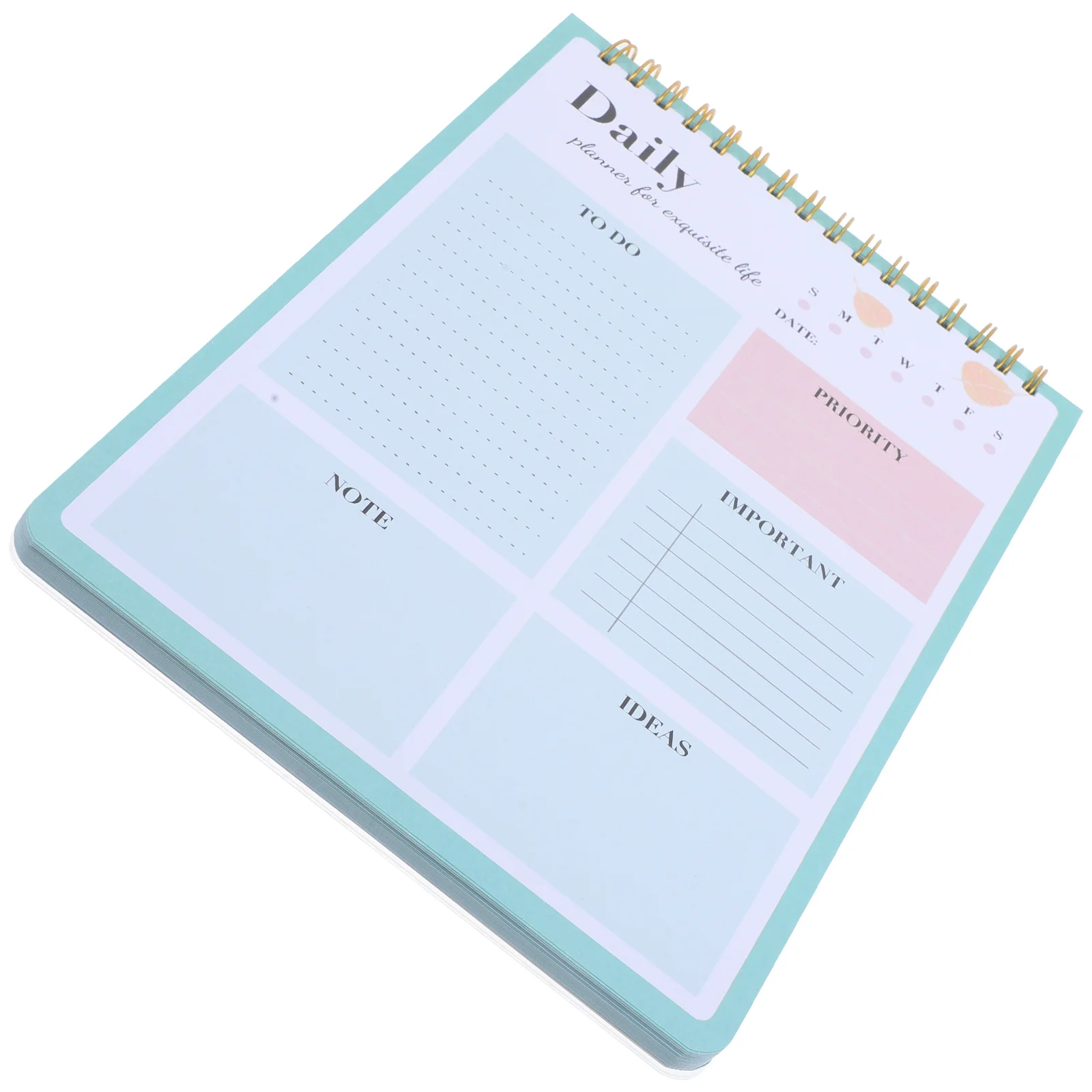 

Date Planner Notepad for Time Management Hourly Planning Design Study Work Schedule Organizer Functional Daily Calendar for Home