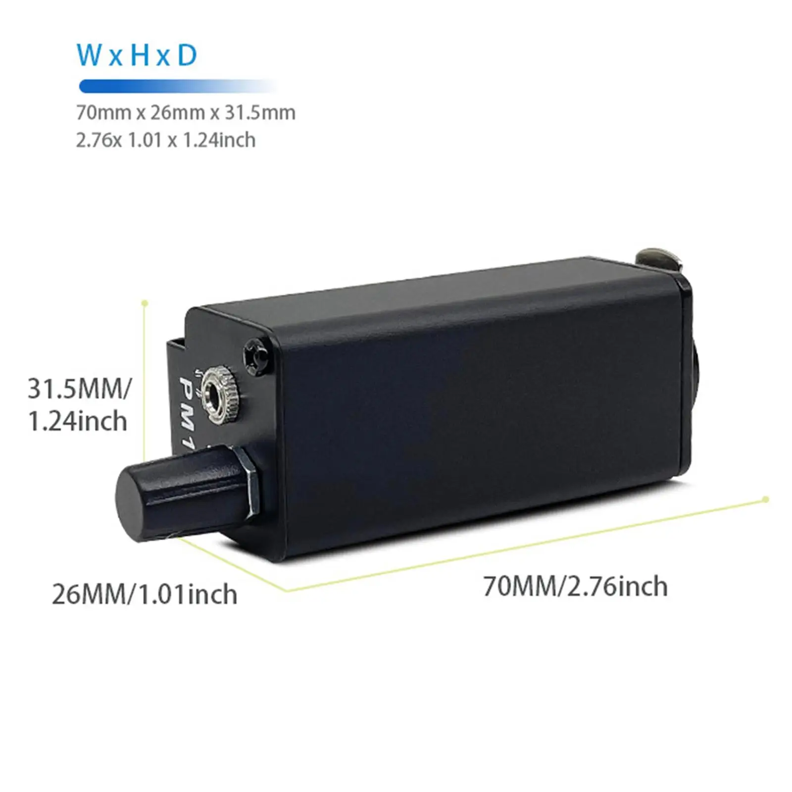 Perangkat Kontrol Volume Audio Amplifier Headphone Portabel untuk Pemutar Digital