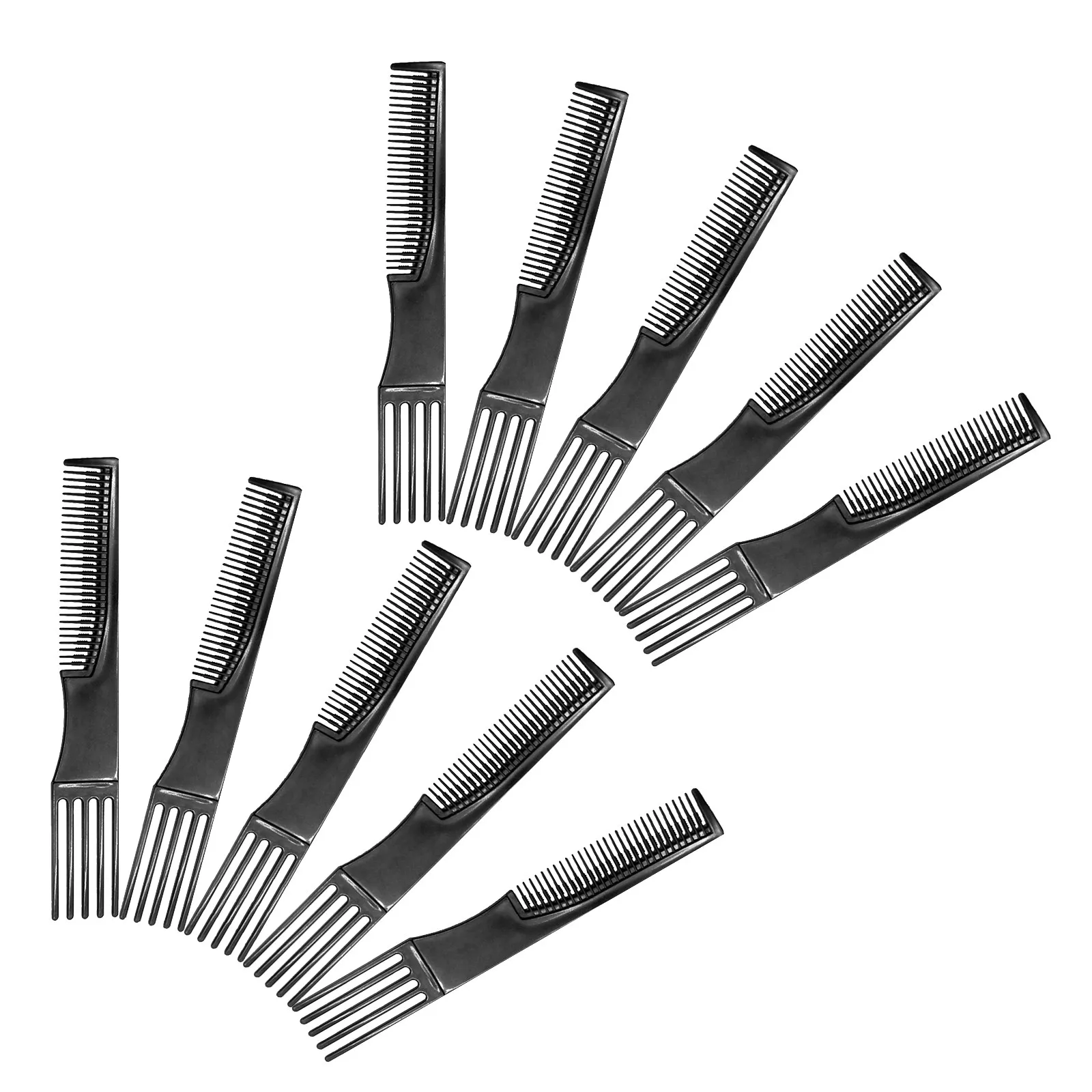 

10Pcs Hair Comb Multifunctional Plastic Long Tooth Hair Styling Tool Anti-Static for Men Women Beard Hairdressing Picks