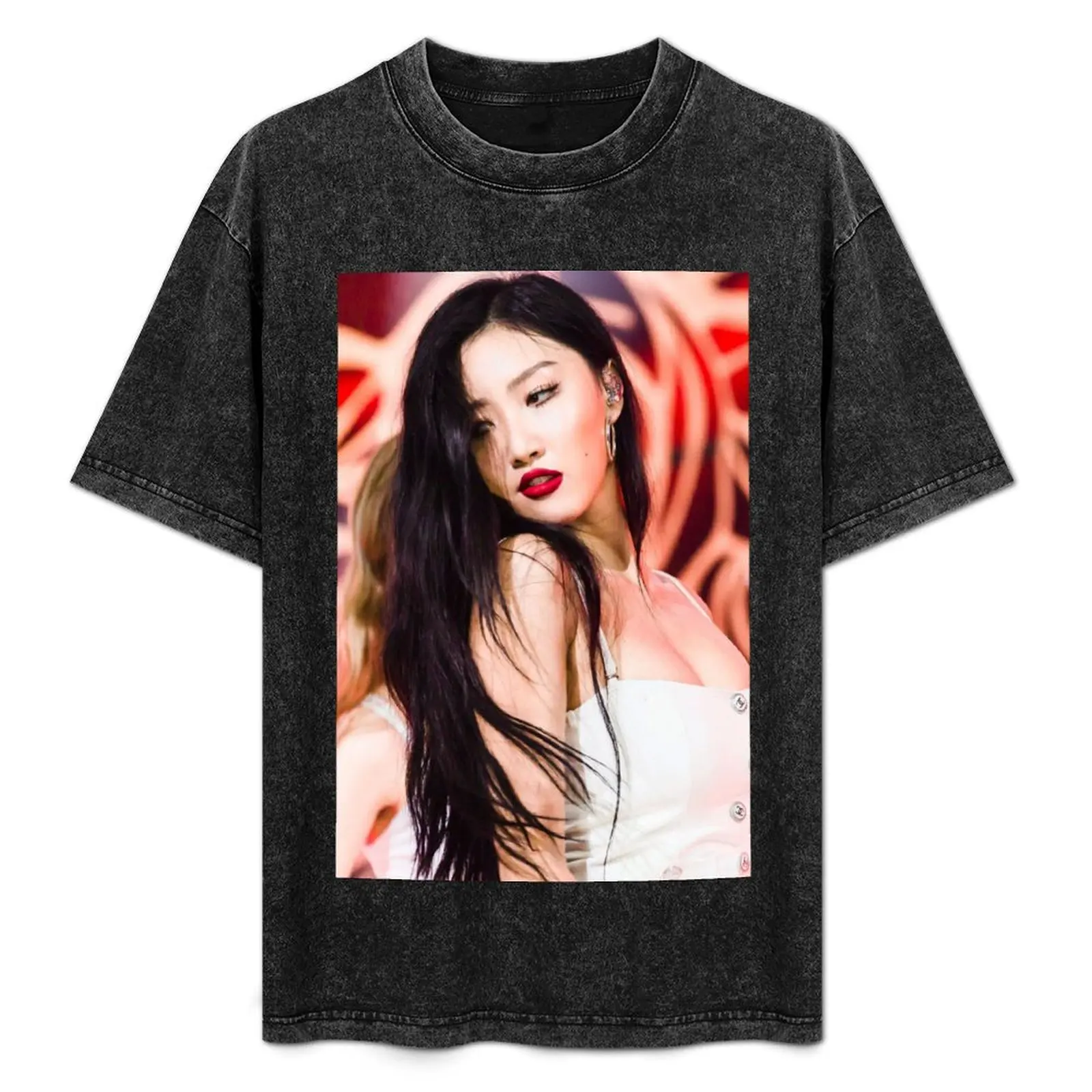 

Mamamoo Hwasa T-Shirt Plus Size Basic Short Sleeve Top