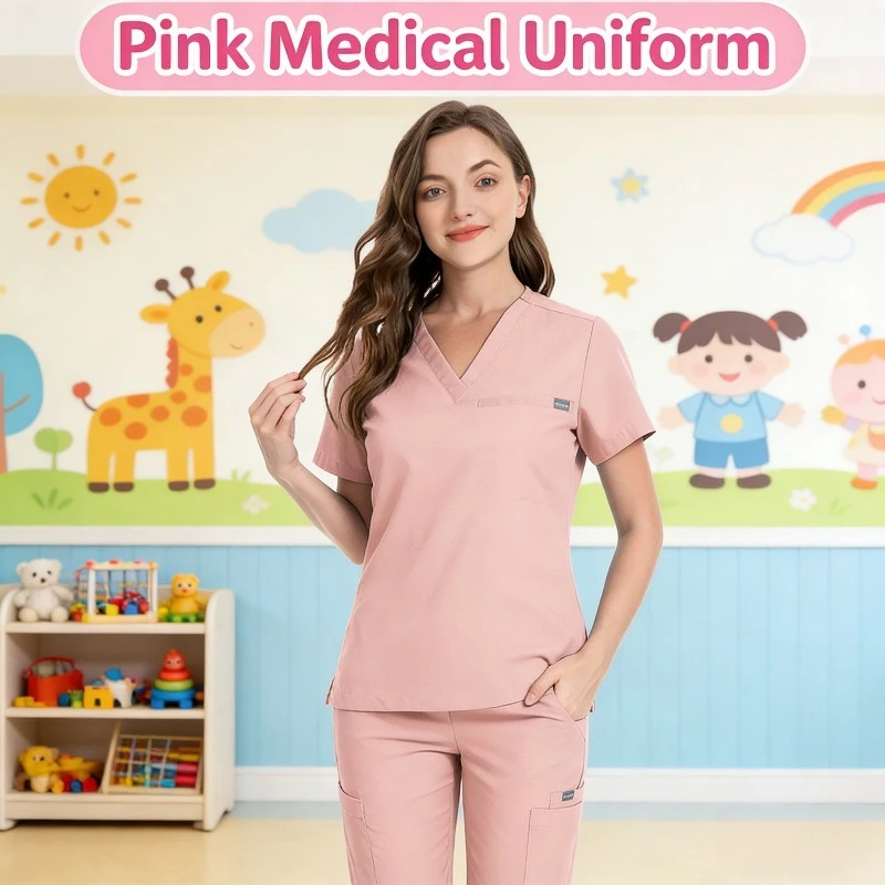 

Winter Thickened Comfortable Warm Long-sleeved Coat Hand-washing Clothes Nurse Uniform Women's Three-piece Set