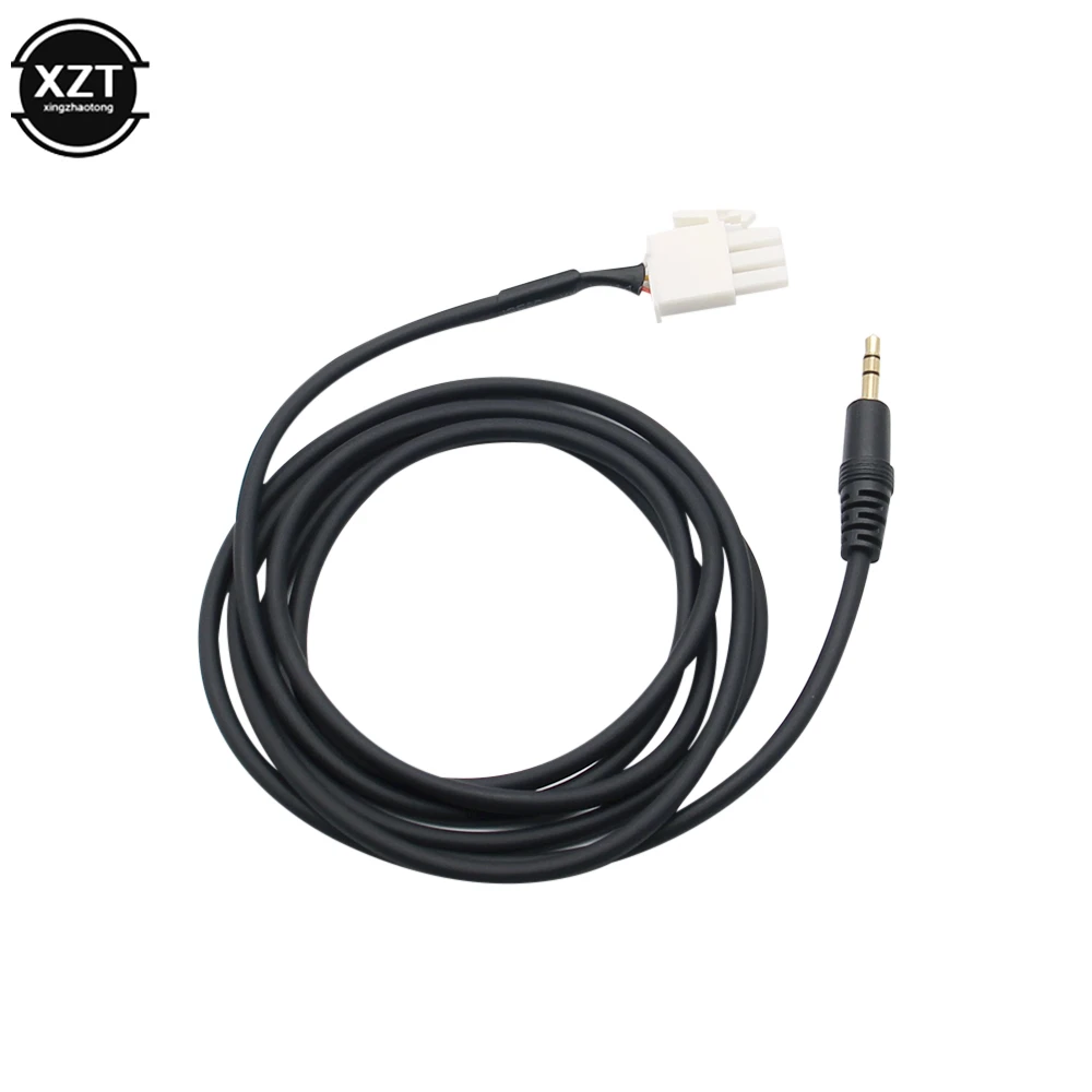 1.5M 3Pin Jack 3.5mm AUX  Line Male Terminal 3 Core Stereo Audio Cable Amplifier Extended Line For Honda Jinyi GL1800 Motorcycle